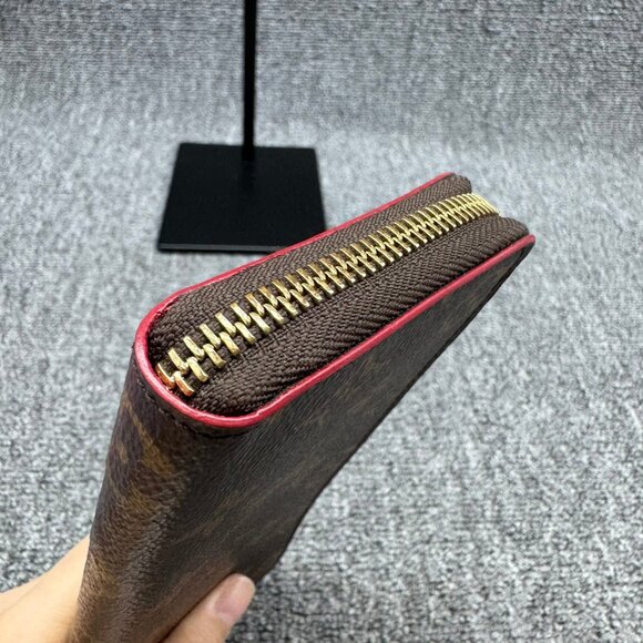 Louis Vuitton Clemence Brown Monogram Canvas Wallet 365-081325 - Picture 4 of 13